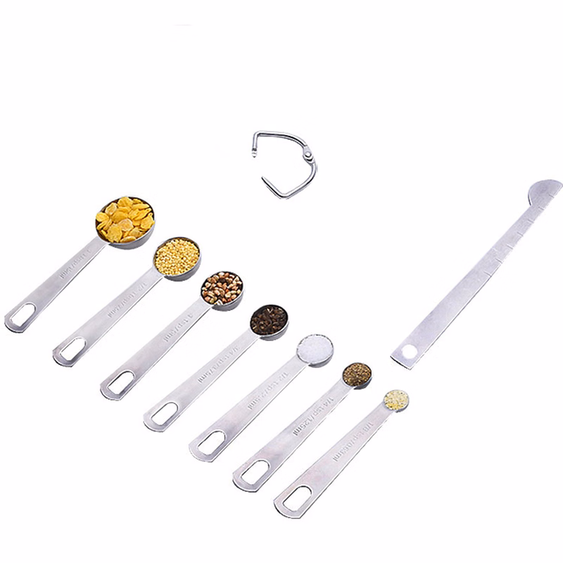 Stainless Steel Measuring Cups and Spoons 7Pcs set