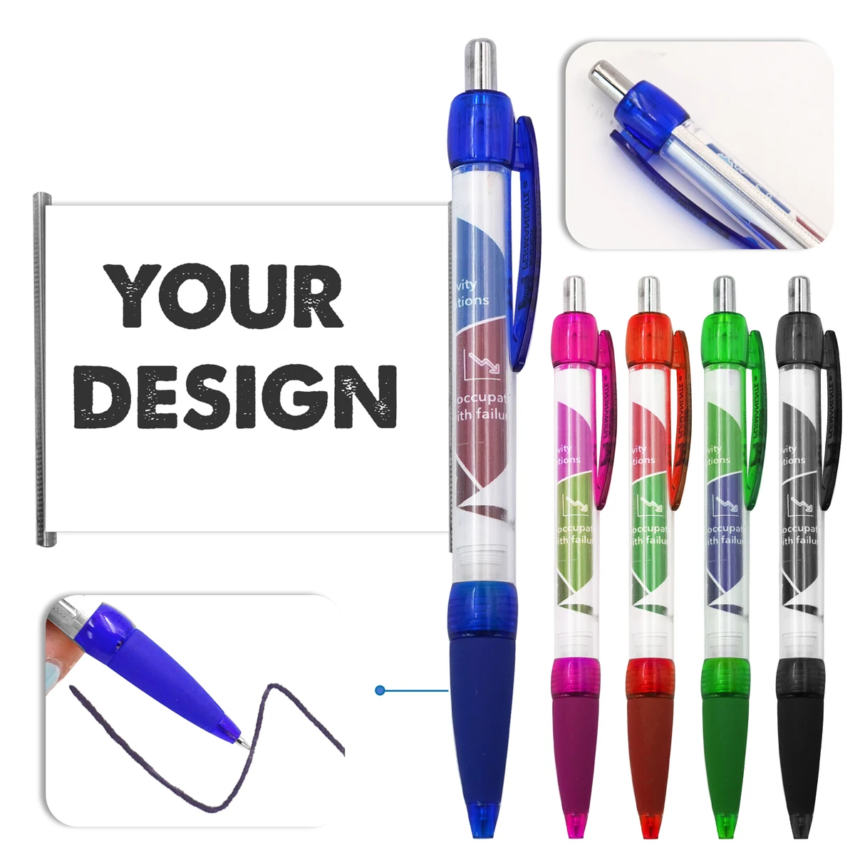 Full Color Pull-Out Banner Drawing Ballpoint Pen 1