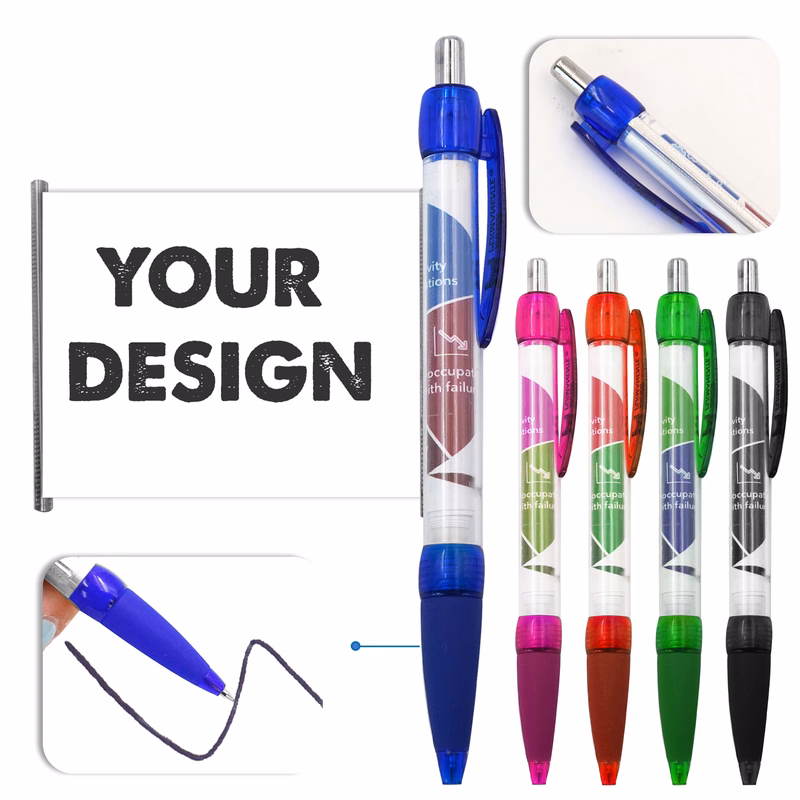 Full Color Pull-Out Banner Drawing Ballpoint Pen
