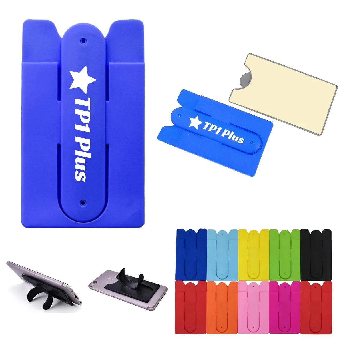 2 in 1 Silicone Phone Wallet with Stand 1