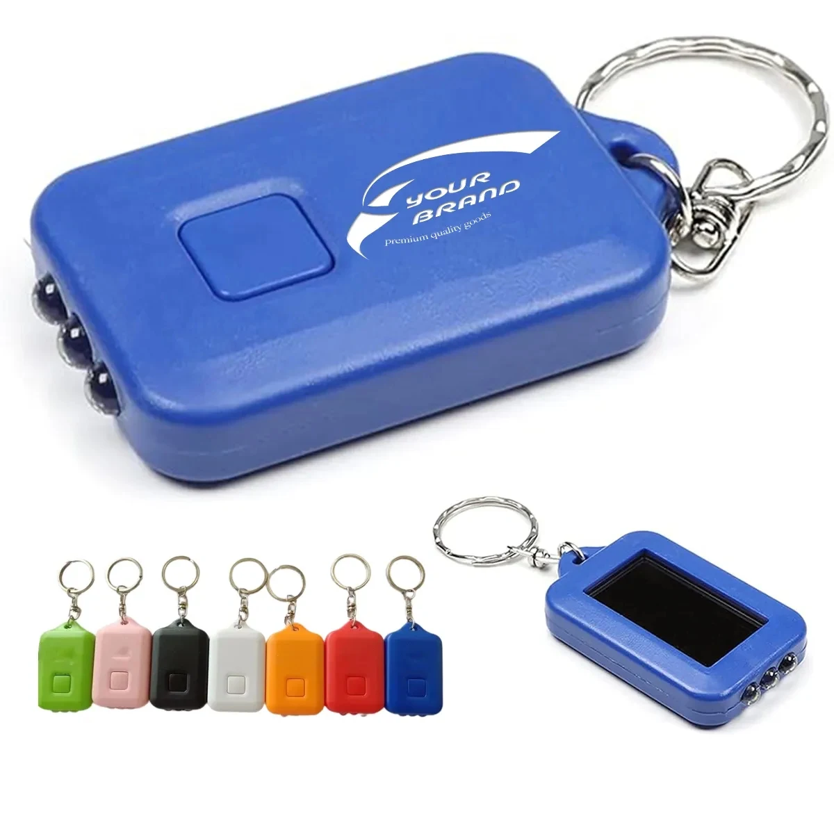 Camping Hiking Torch Solar Energy Power Mini LED Keychain 1