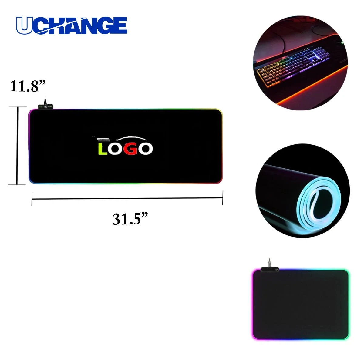 RGB LED Mouse Pad Mat for Gaming 1