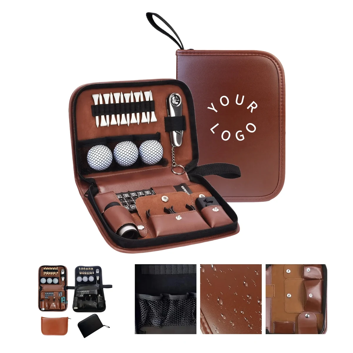Golf Accessories Set PU Bag 1