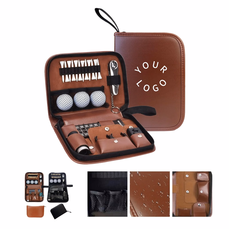 Golf Accessories Set PU Bag