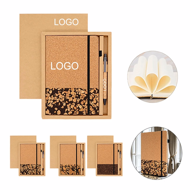 Eco Cork Coffee Notebook Gift Set