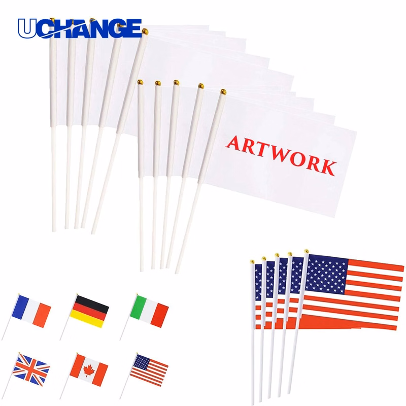 Advertising Hand Waving Flag for Promotions