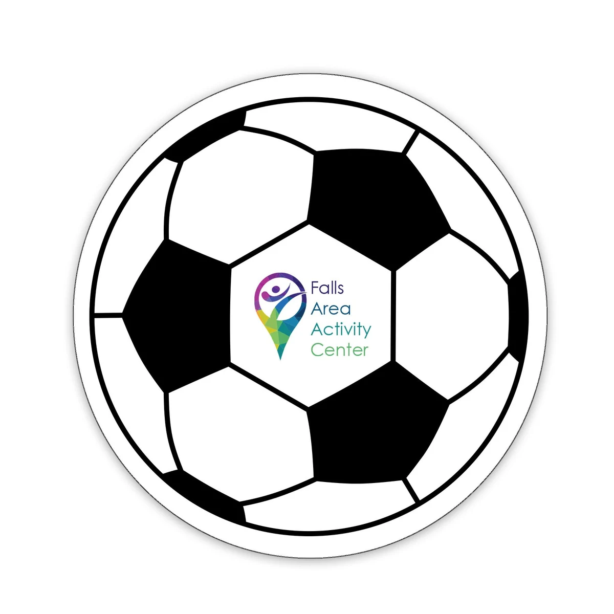 Soccer Ball Shaped NoteKeeper™ Magnet 20 Mil 1
