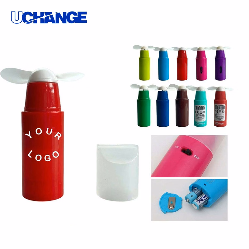Mini Lipstick Shaped Portable Fan Tool with Quiet Airflow for Travel