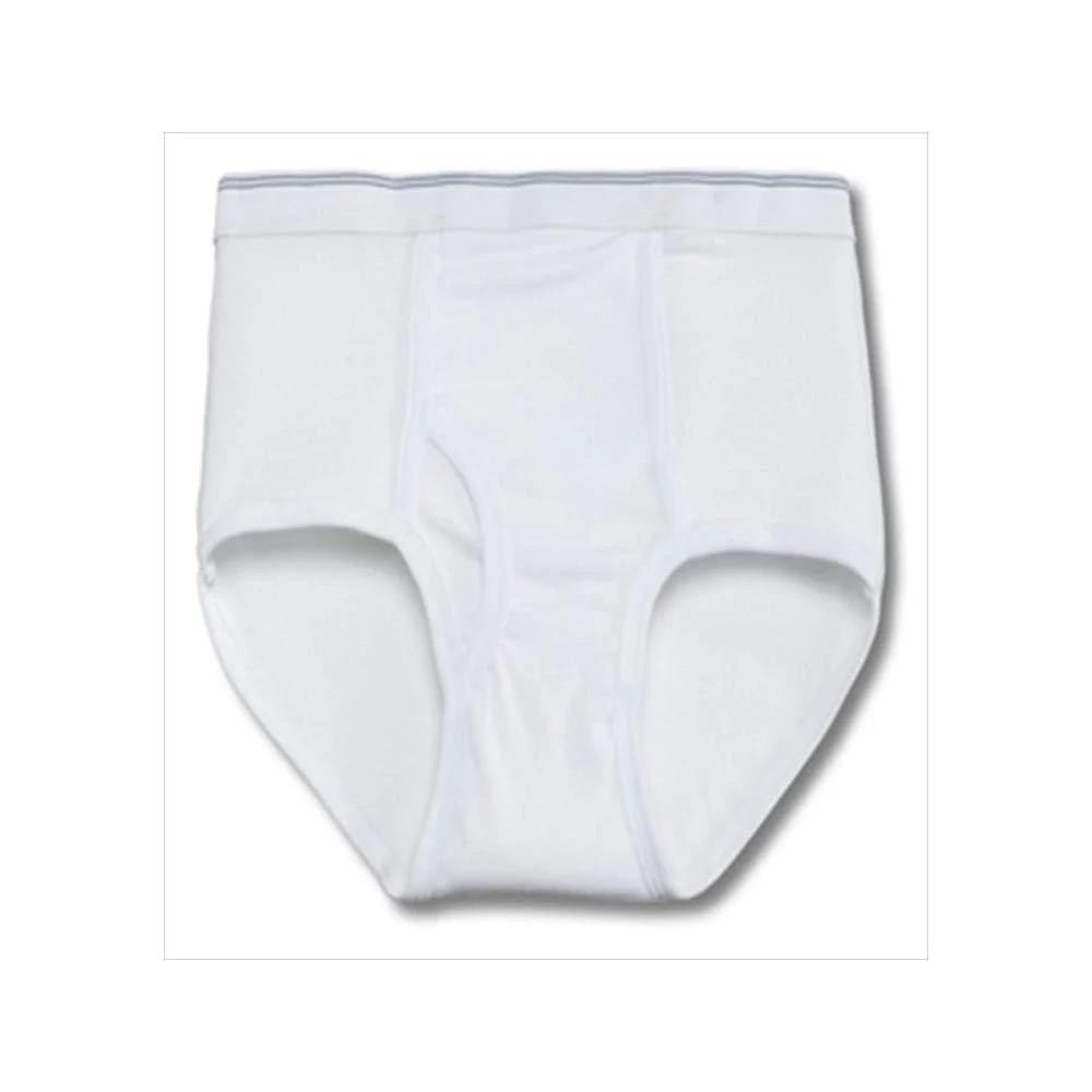 Cotton Plus Men's Briefs - White 5X 1