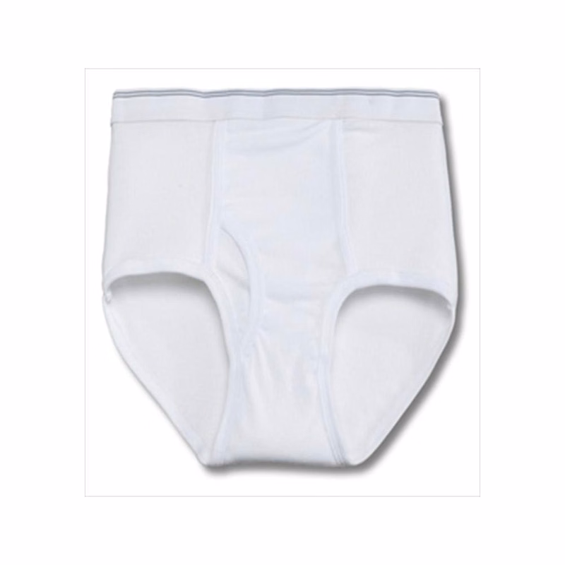 Cotton Plus Men's Briefs - White 5X