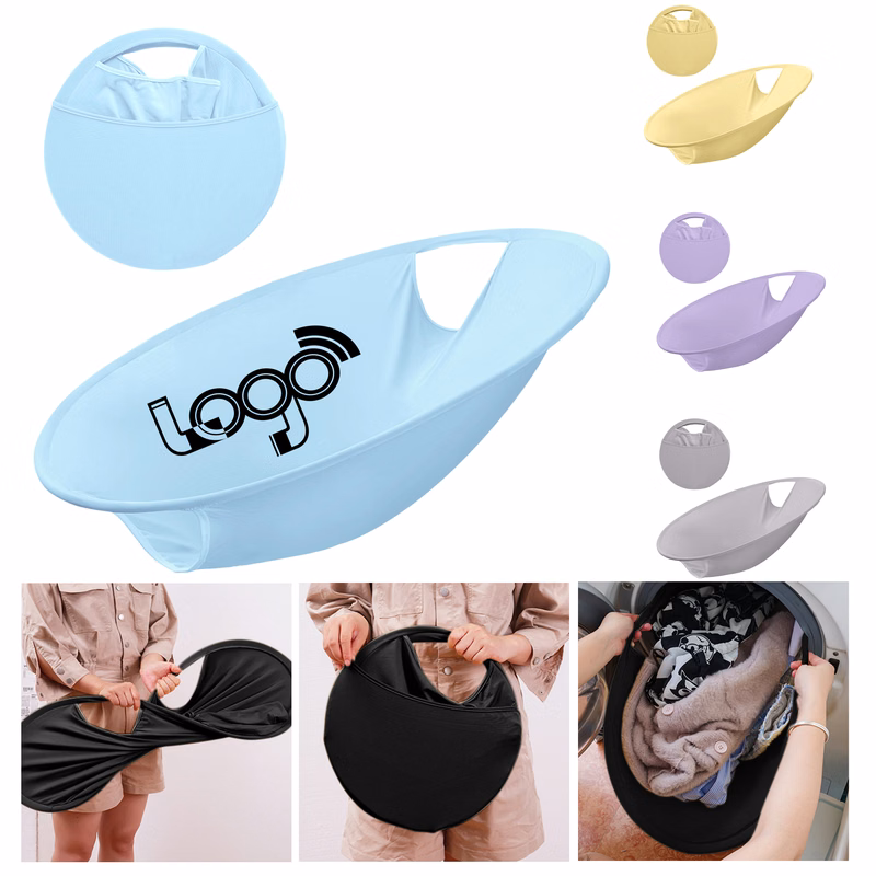 Round Foldable Laundry Organizer
