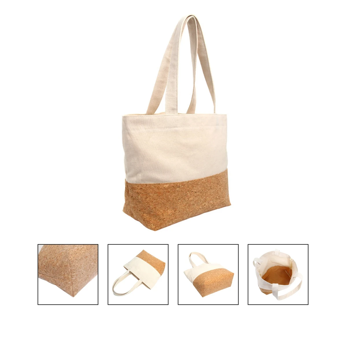 Cotton And Cork Tote Bag, custom tote bag with logo imprint 1