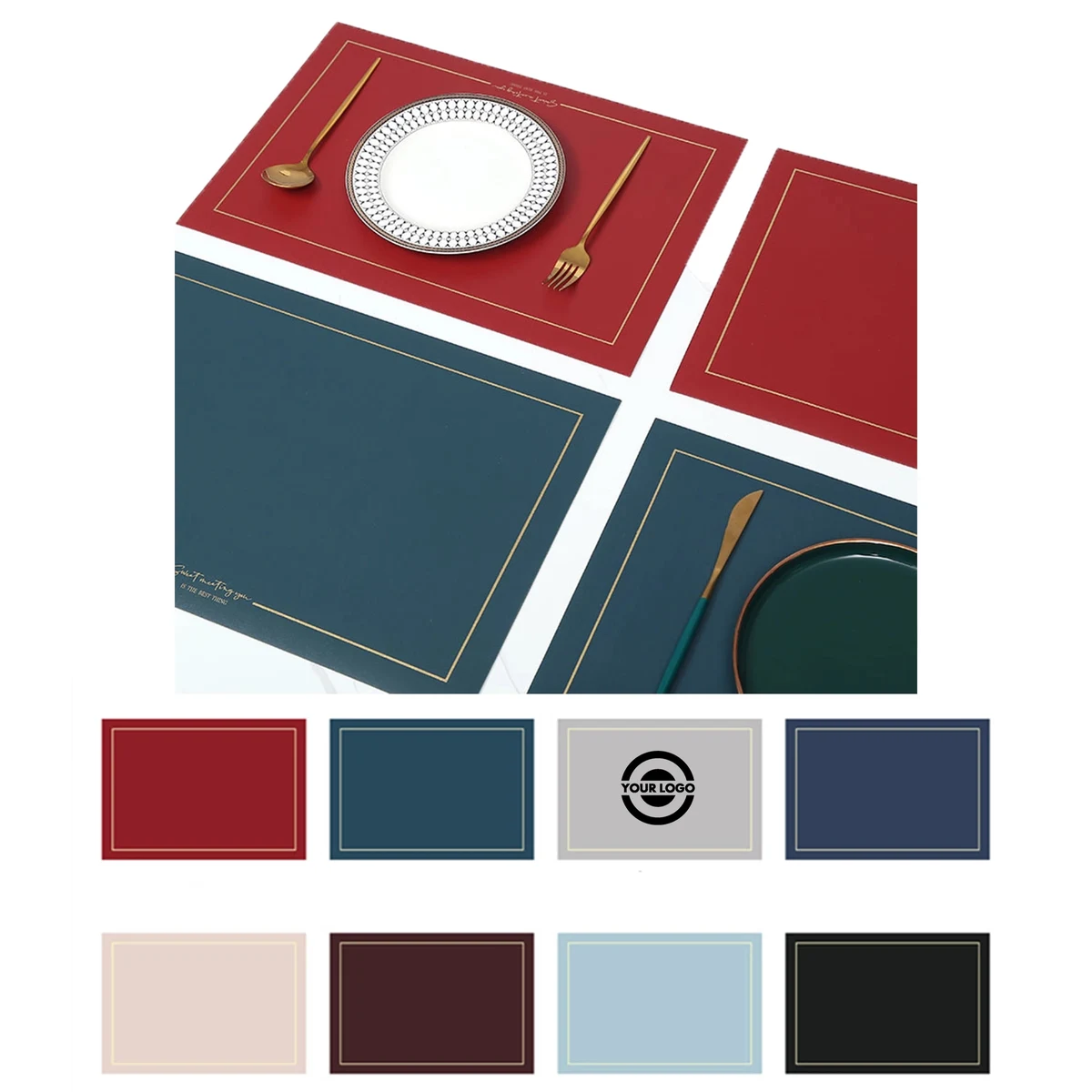 Leather Place Mat MOQ 10PCS 1