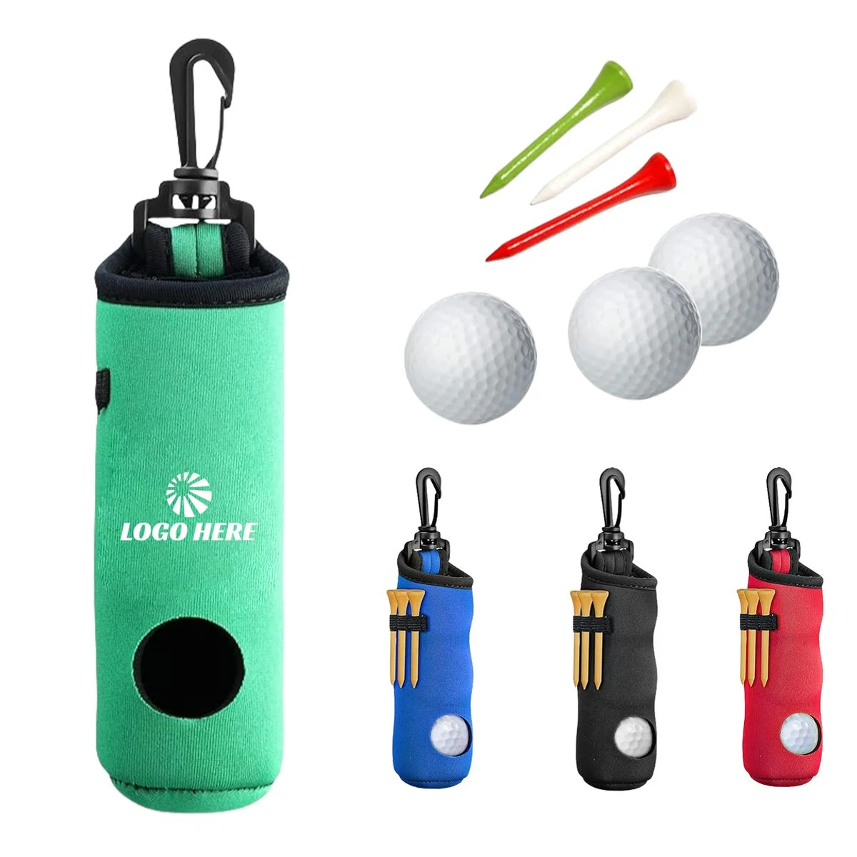 Portable Diving Cloth Golf Ball Storage Bag 1