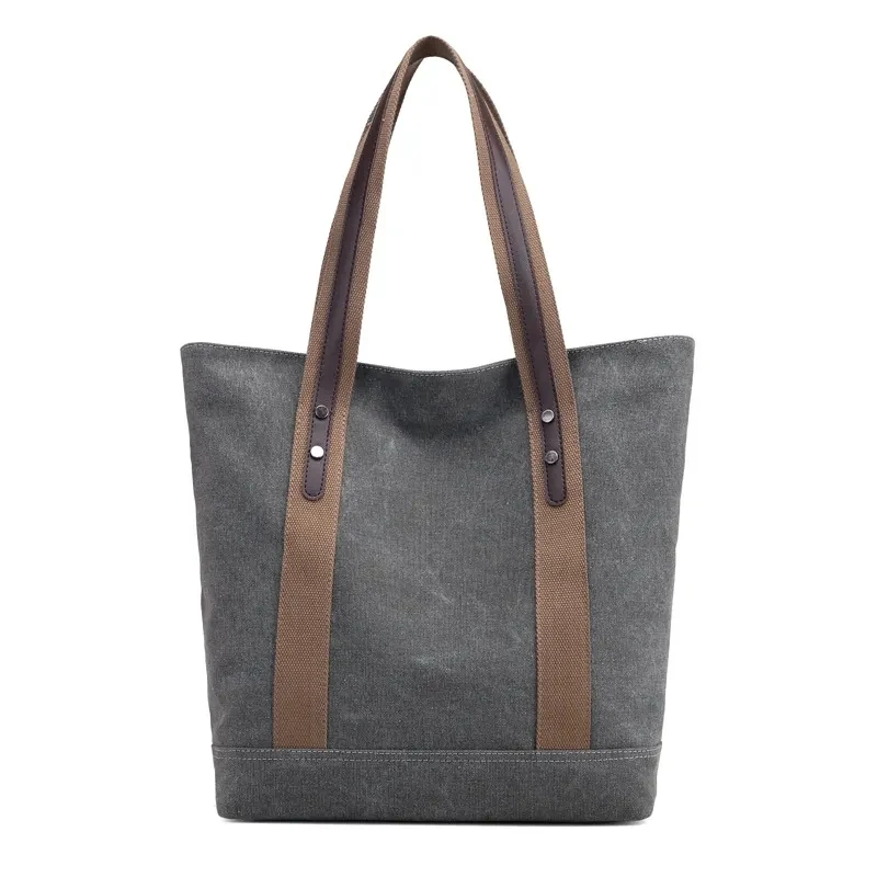 Commuter Canvas Tote Bag, custom tote bag with logo imprint 1