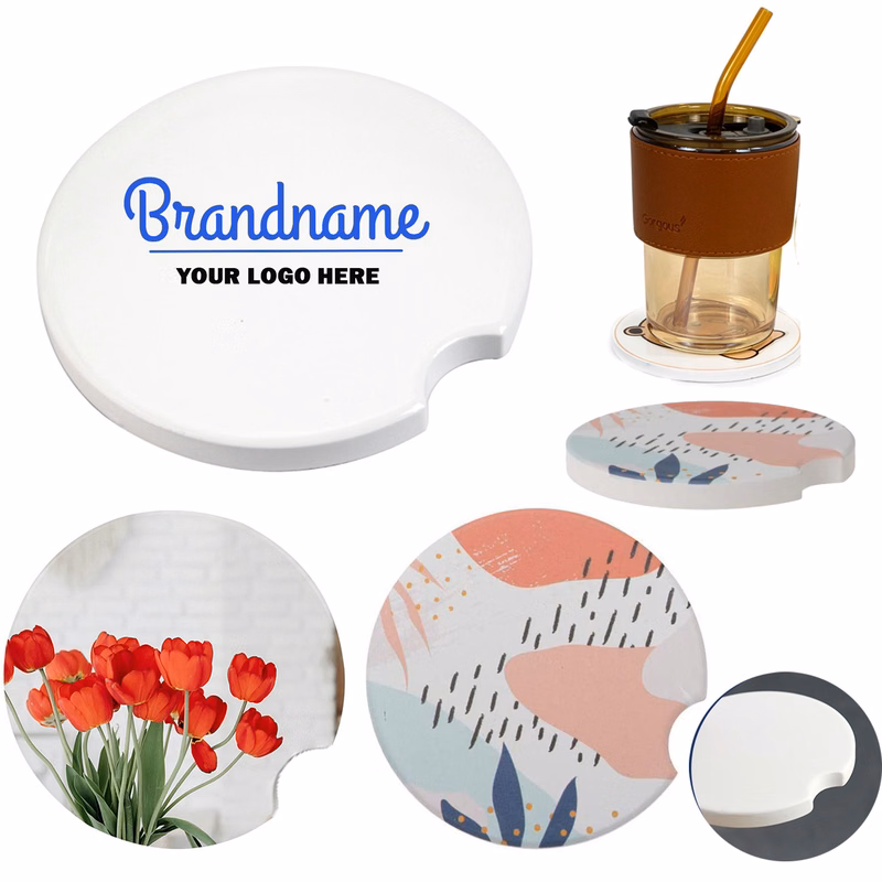 Full Color Ceramic Absorbent Car Coaster