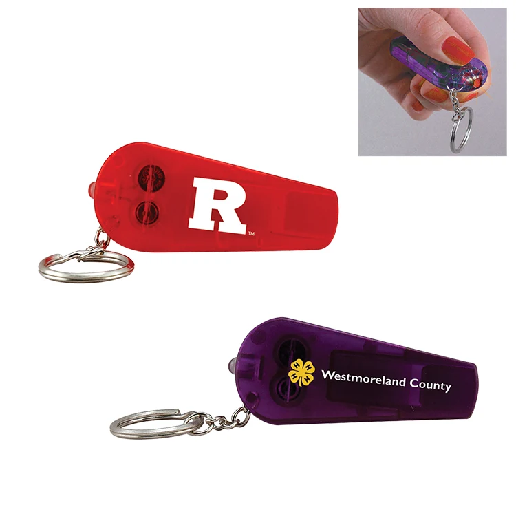 Light Up Whistle Keytag 1