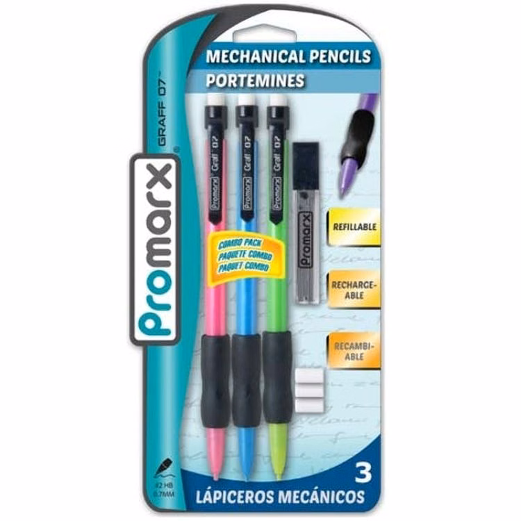 Mechanical Pencils - Assorted 3 Pack