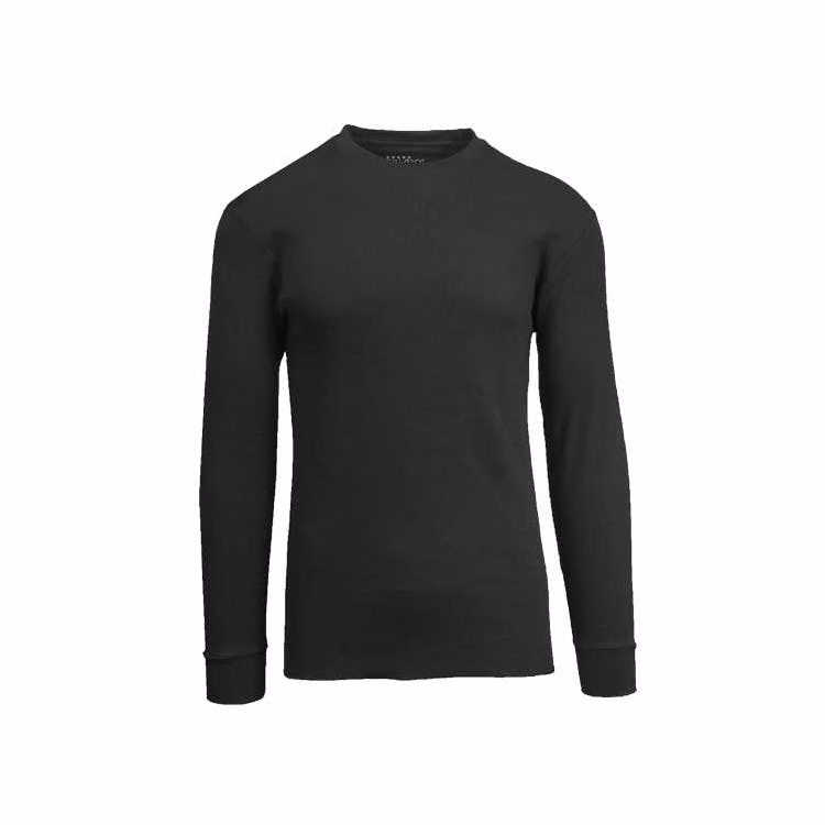 Men's Heavyweight Thermal Shirts - Black S-2X