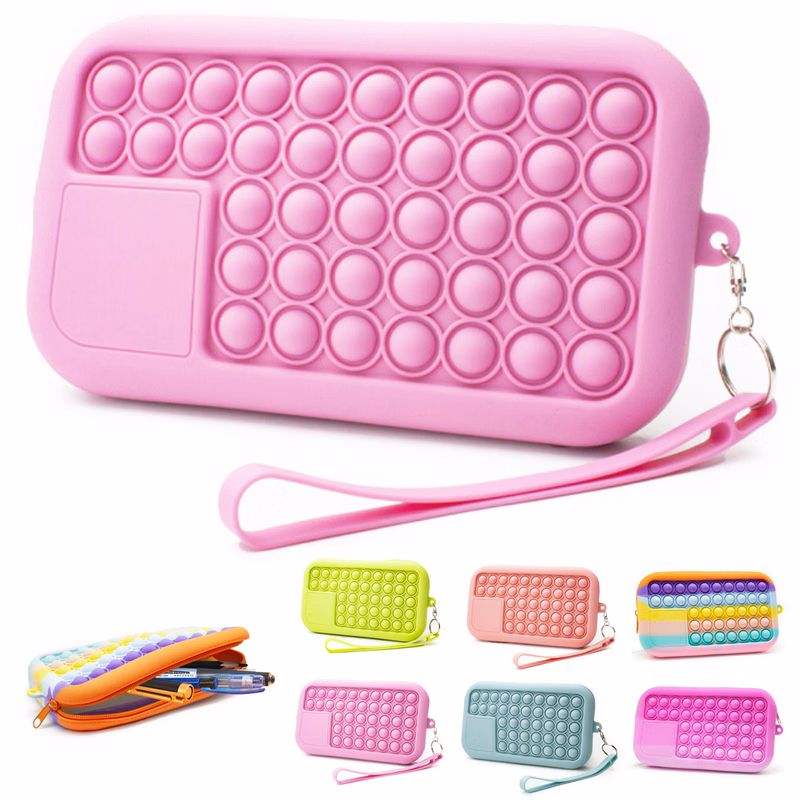 Fidget Sensory Pop Bubble Pencil Case & Pouch