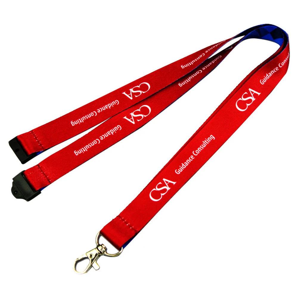 3/4" Single Ended Dye-Sublimation Lanyard w/Safety Break 1