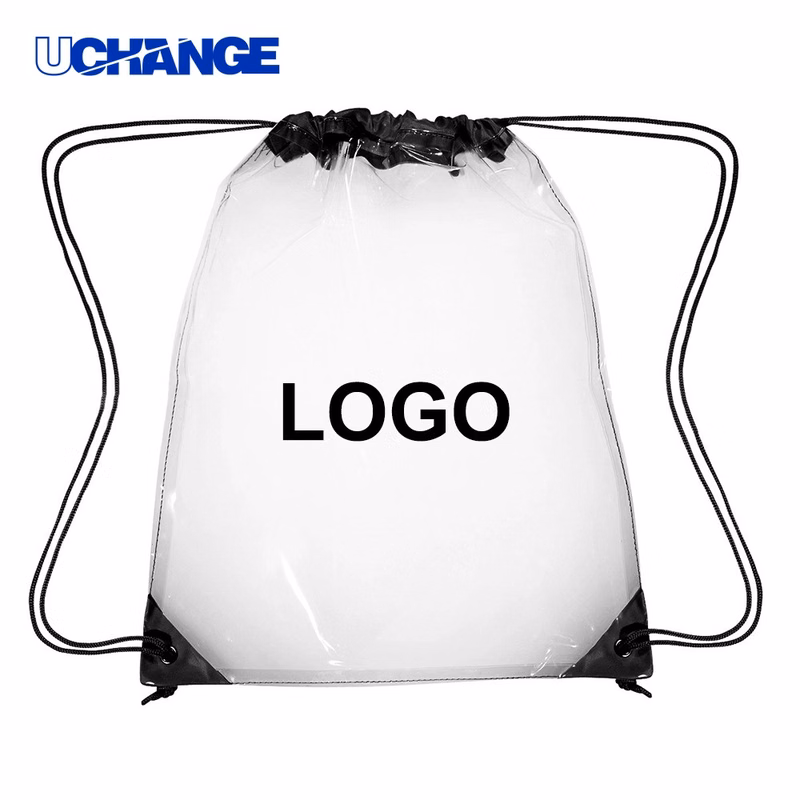 Clear Waterproof Drawstring Backpack Organizer