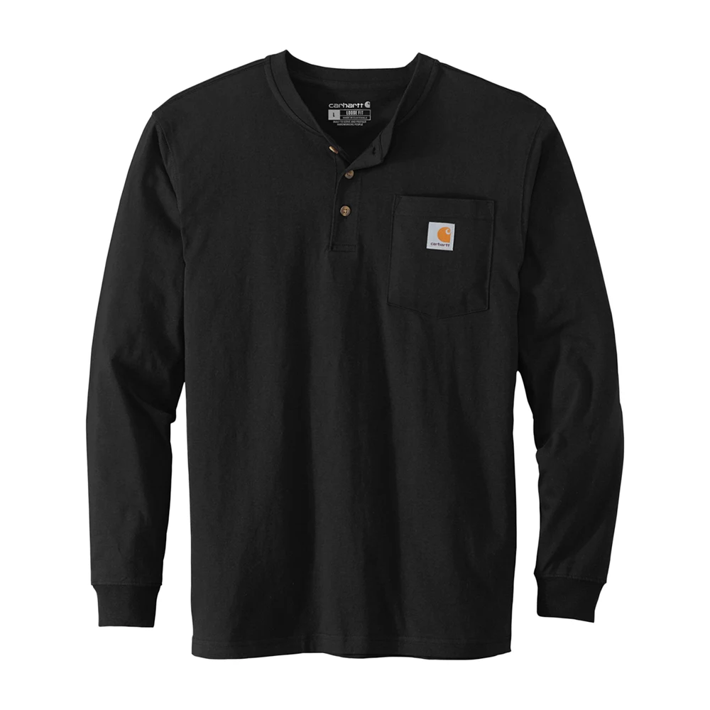 Carhartt Long Sleeve Henley Work T-Shirt 1