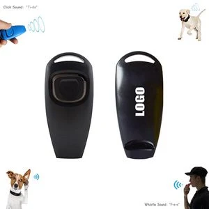Pet Dog Training Sound Clicker With Whistle 1