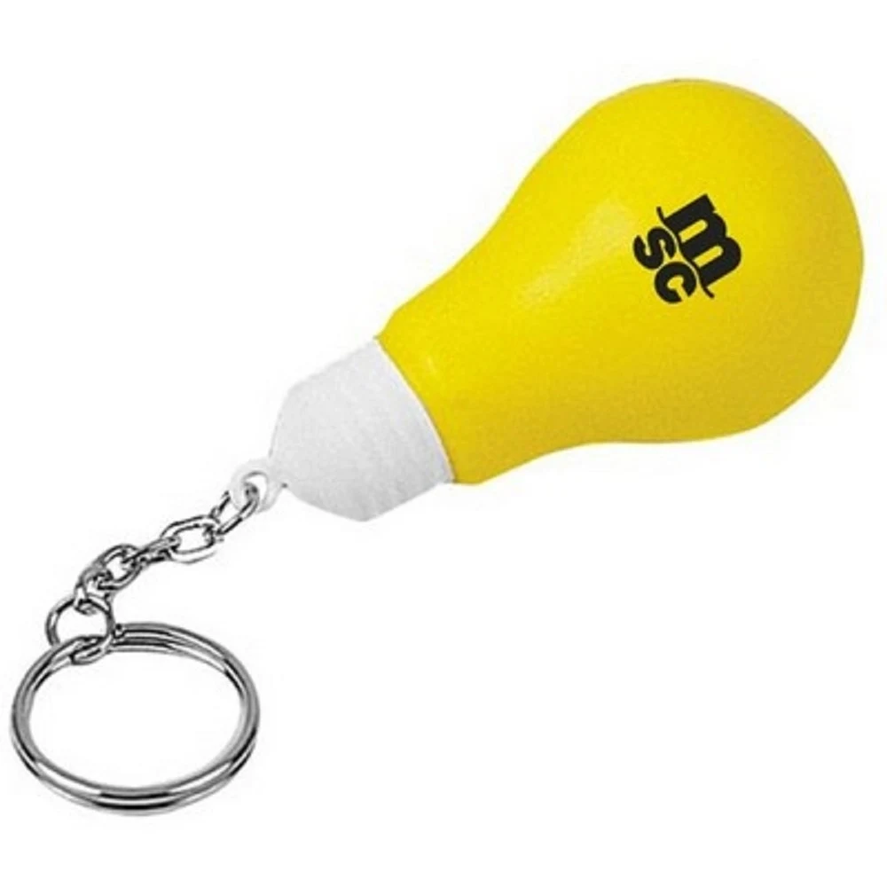 Lightbulb Stress Reliever Key Chain 1