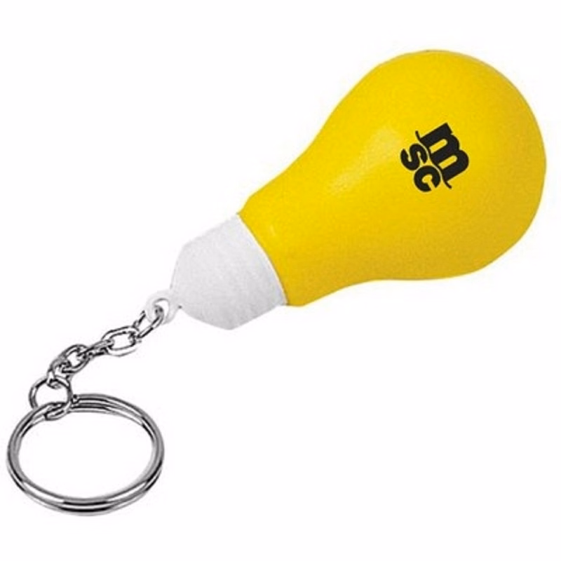 Lightbulb Stress Reliever Key Chain