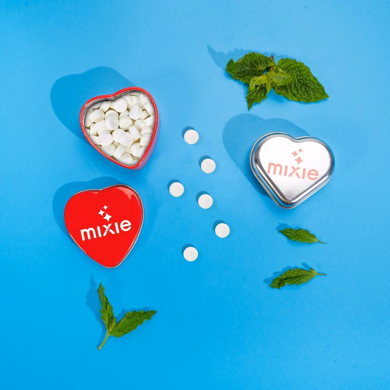 Small Heart Shaped Mint Tin