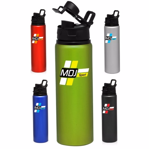 25 oz Metallic Aluminum Water Bottle