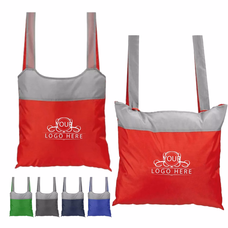 Foldaway Polyester Shopping Tote Bag