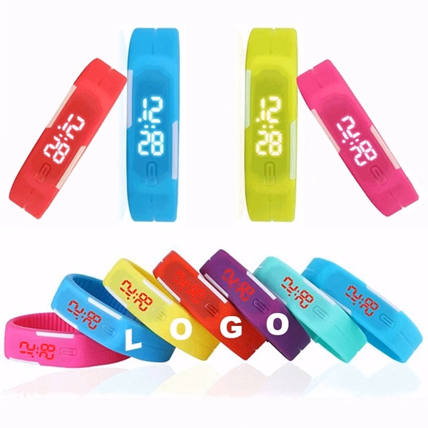 Silicone LED Digital Wrist Watch