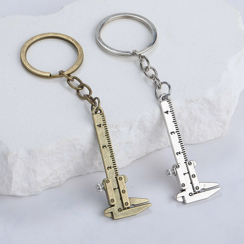 Mini Vernier Caliper Keychain