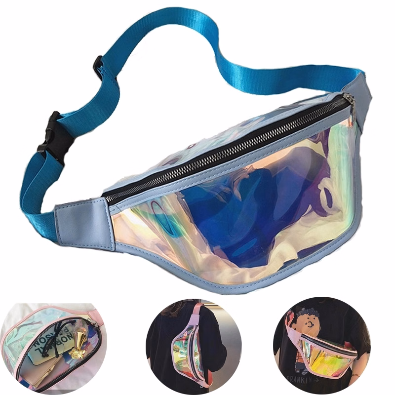 PVC Personality Shiny Reflective Laser Holographic Bag