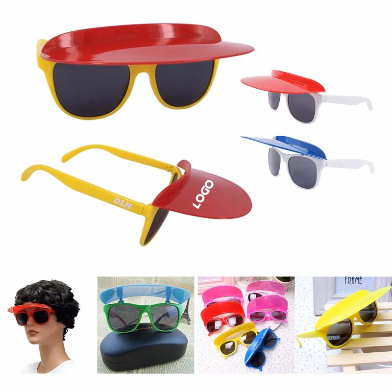 Two-tone visor sunglasses