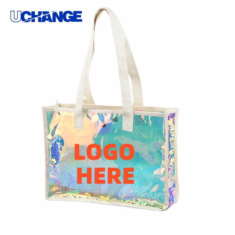 Iridescent Glossy Gift Tote Bag
