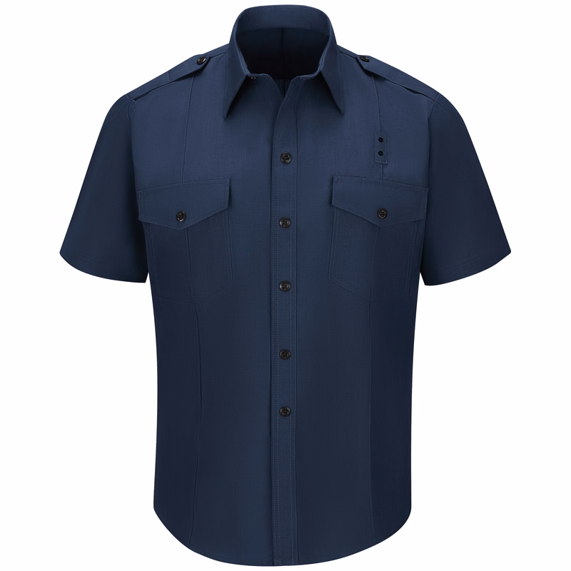 Workrite® Fire Service Men's Non-FR 100% Cotton Short Sleeve Fire Chief Shirt