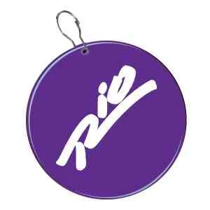 Purple 2 1/2" Medallion Badge 1