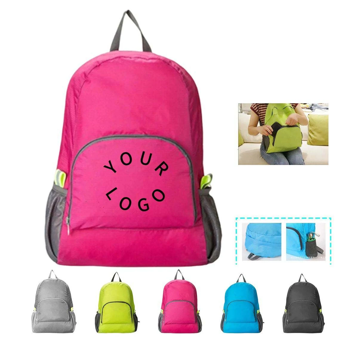 Portable Foldable Backpack for Camping and Fitness 1