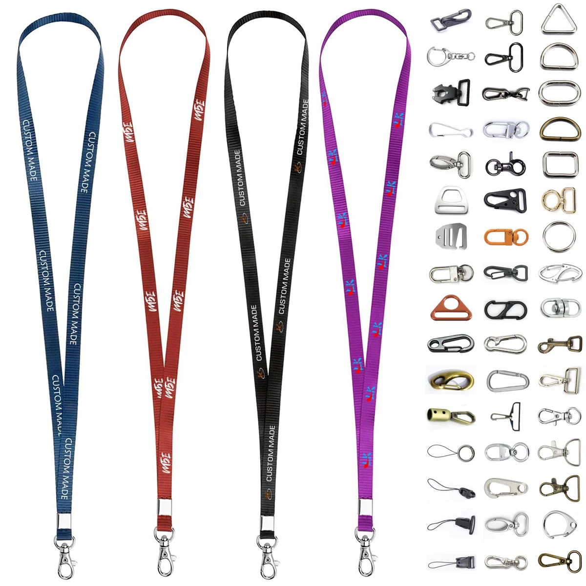 3/4" Screen Lanyard for ID Badge Holders 1