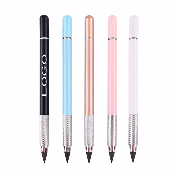 Custom No Sharpen Wood Pencil — Full-Color Magnetic Tip Writing Instrument