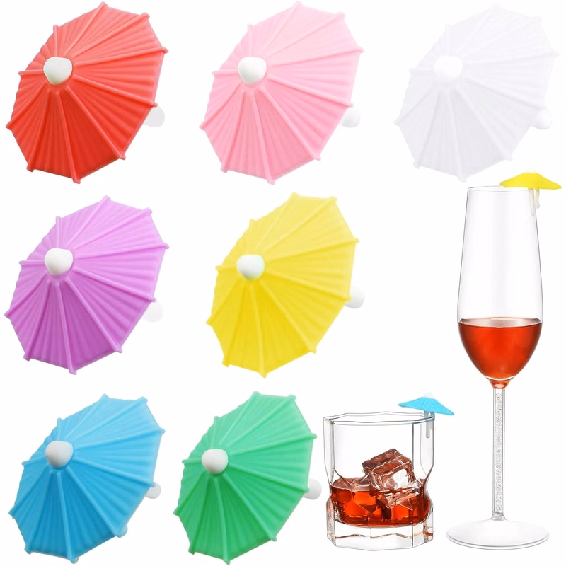 Silicone Umbrella Drink Markers