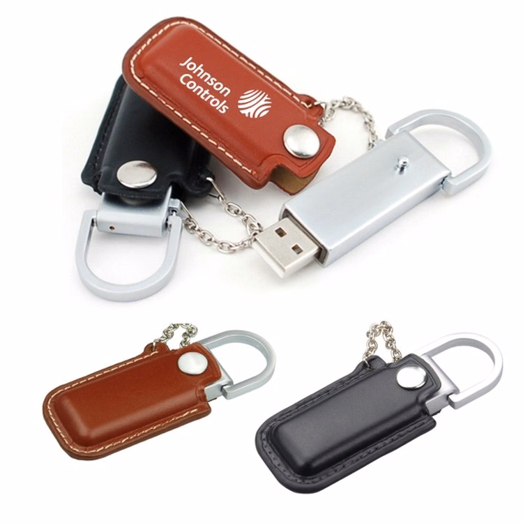 16GB Faux Leather USB Flash Drive