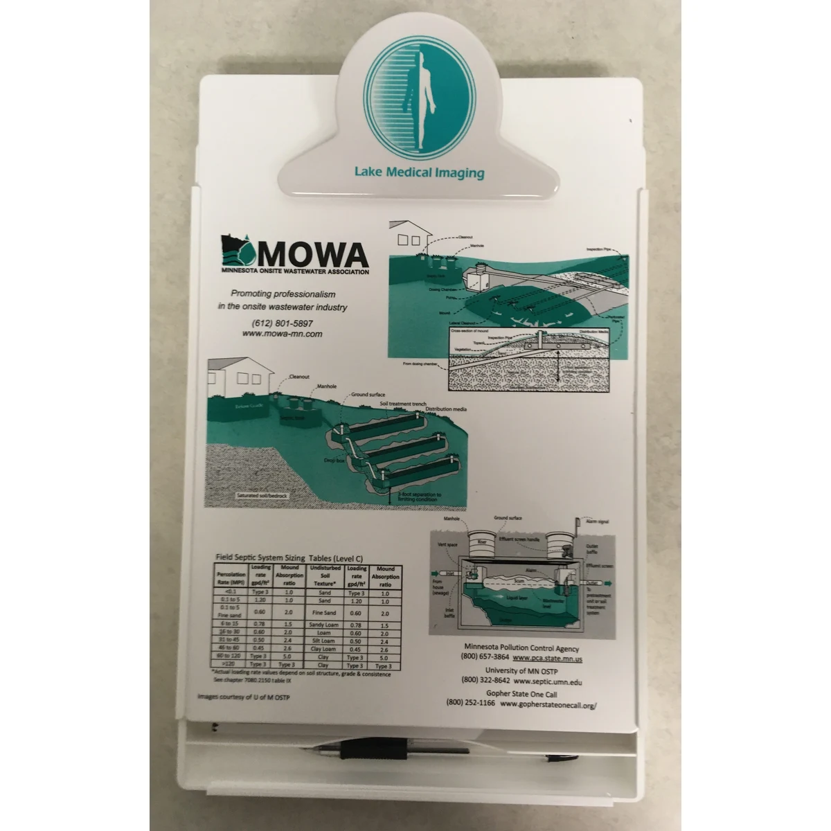 Letter Size Clipboard w/Storage Box & Round Shaped Clip 1