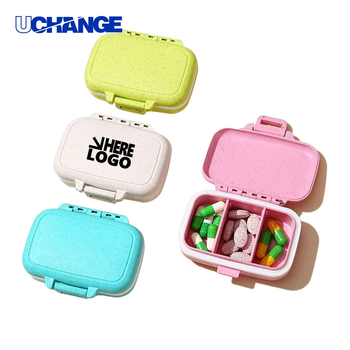 Portable Pill Container Organizer for Travel 1