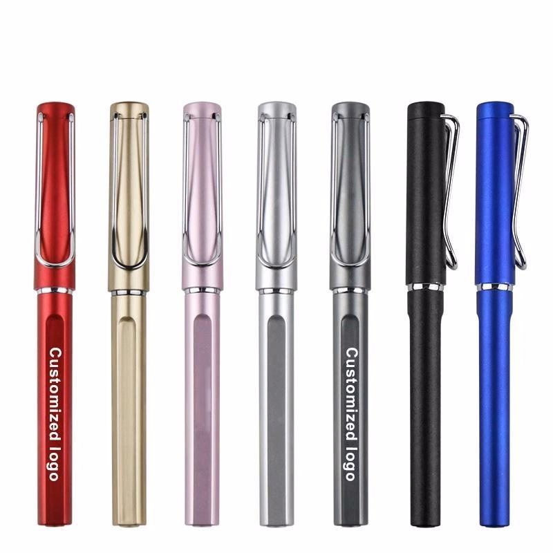 Customized Colored Ballpoint pen with metal clip