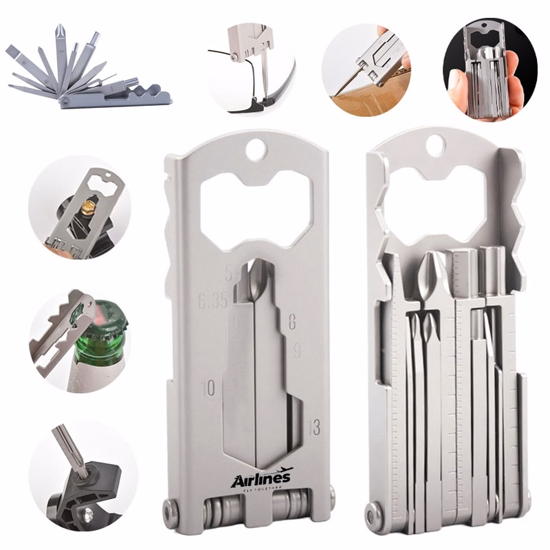 20-in-1 Multitool Stainless Steel Card