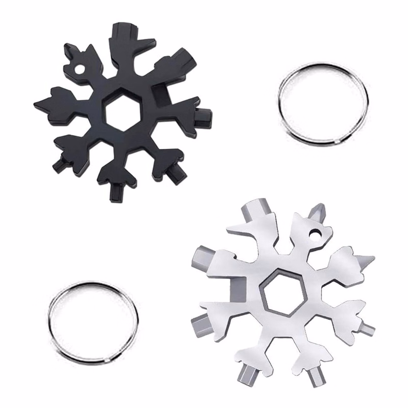 Snowflake Multi-Functional Key Chain MOQ 50PCS